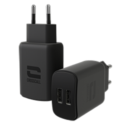Chargeur secteur double USB