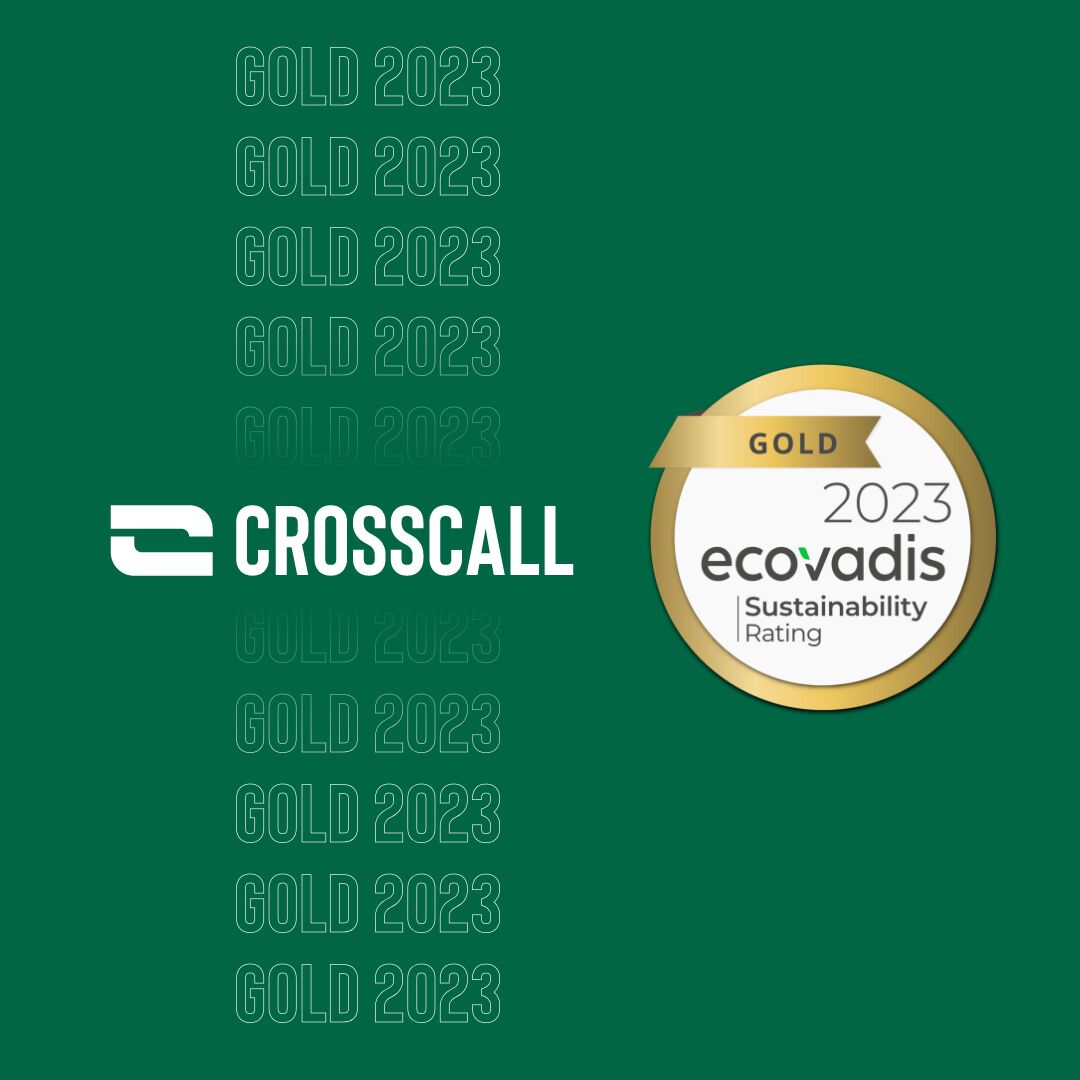 Crosscall médaille d'or EcoVadis