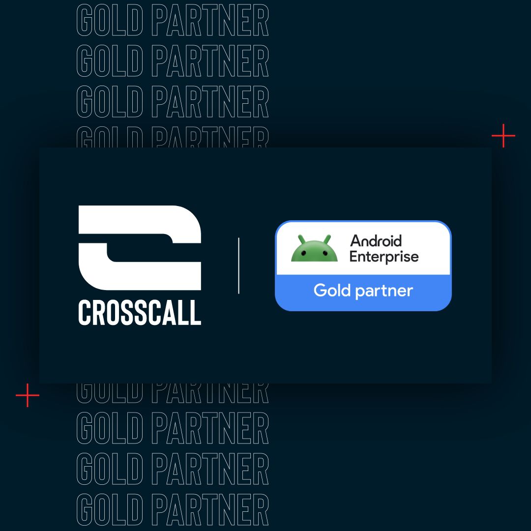 Crosscall badge Android Enterprise Gold Partner