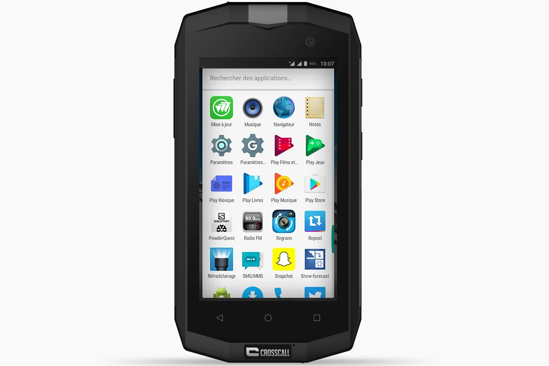 Applications on Crosscall smartphone