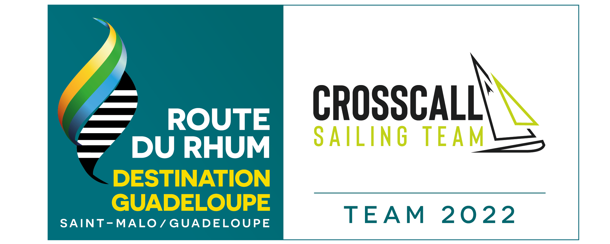 Logo Route du Rhum X Crosscall Sailing Team