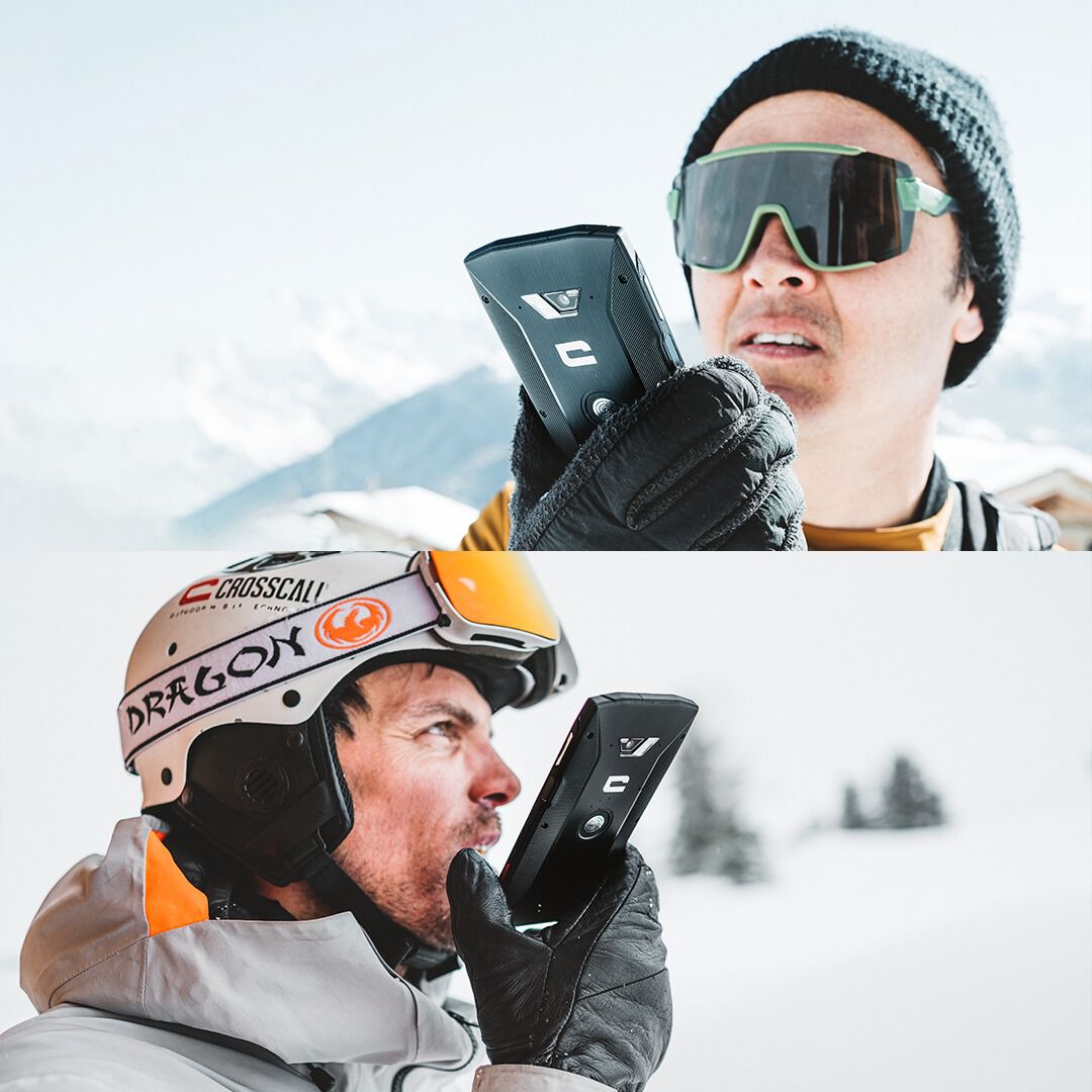 Athletes using X-TALK on Crosscall smartphones
