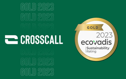 Crosscall récompensée par une médaille d'Or EcoVadis pour sa performance RSE