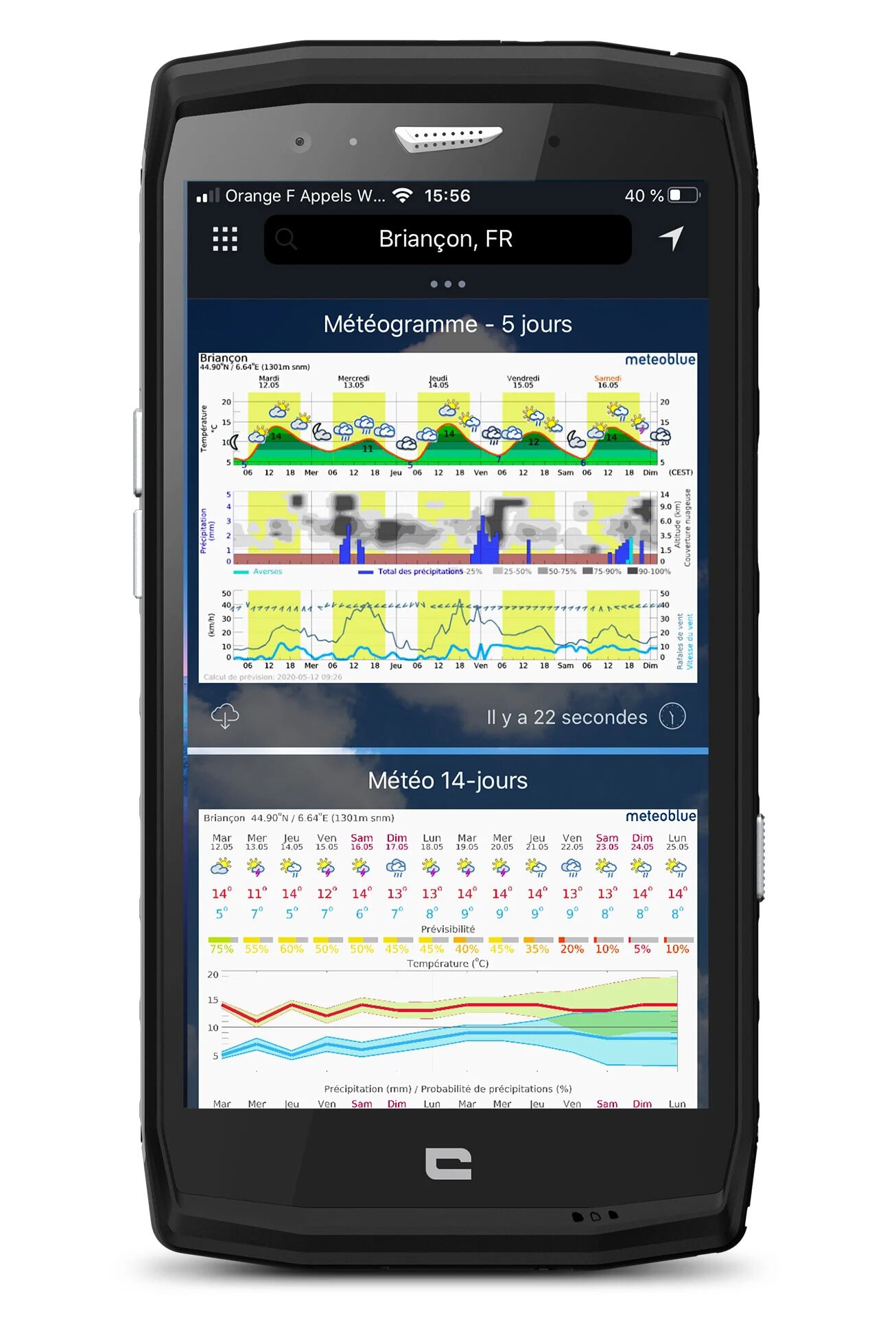 Visuel Meteoblue