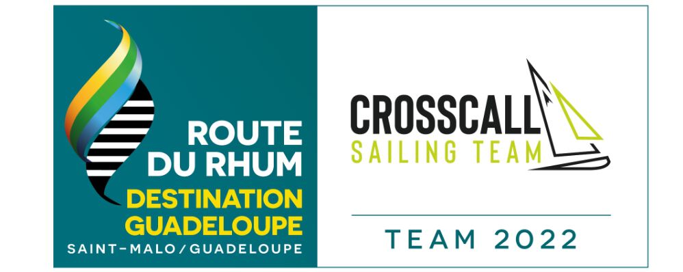 logo Route du Rhum - Destination Guadeloupe - Crosscall Sailing Team