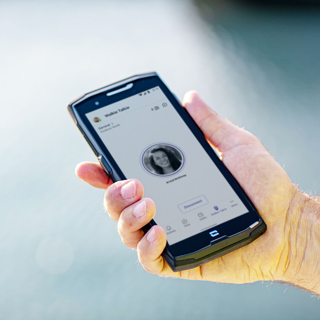 Application teams sur mobiles Crosscall