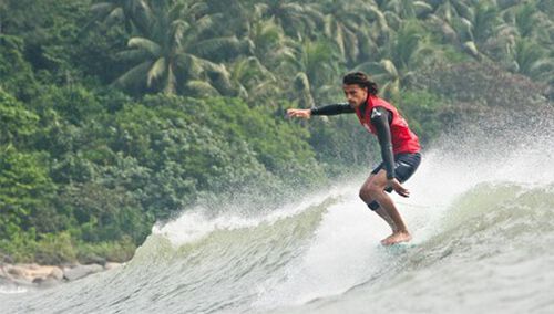 Surf-trip & "japow" para édouard delpero