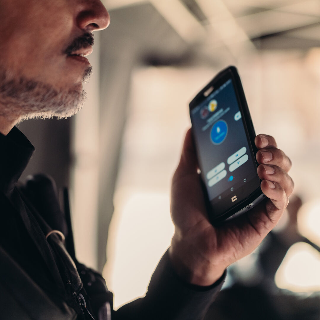 Smartphone pro talkie-walkie en communication