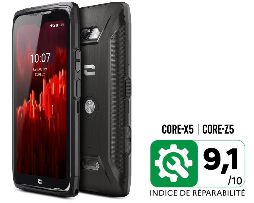 Repair-week - indice de réparabilité smartphones Crosscall CORE-X5 et Z5