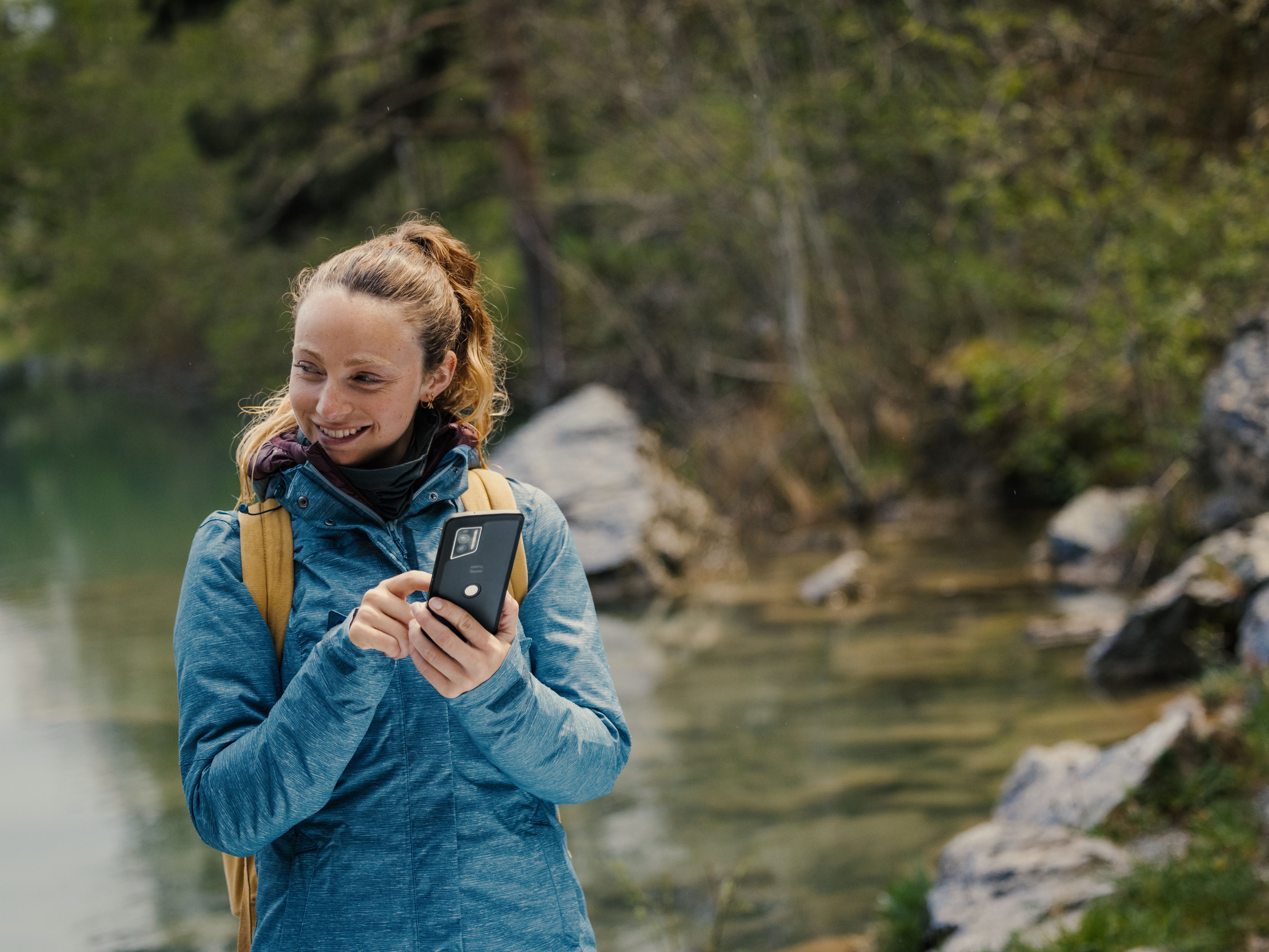 Smartphone Crosscall STELLAR-X5 en montagne