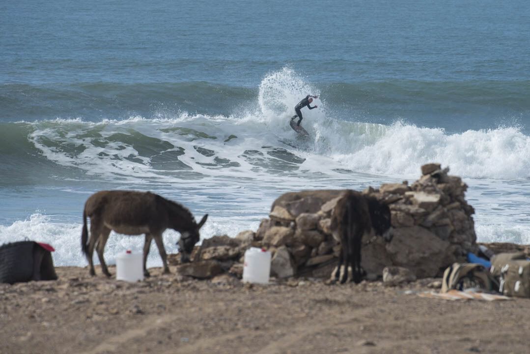 Paysage surf marocain