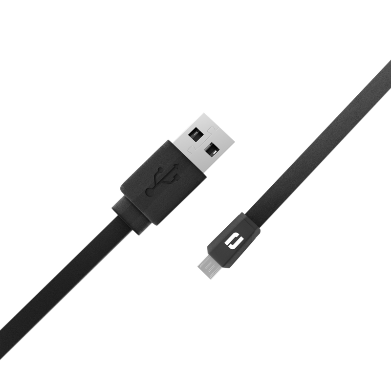 Cable plano USB / Micro-USB : universal, largo