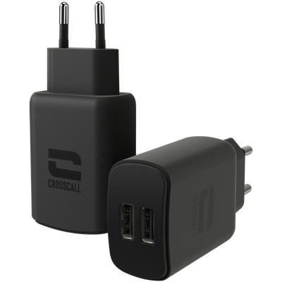 Chargeur secteur double USB